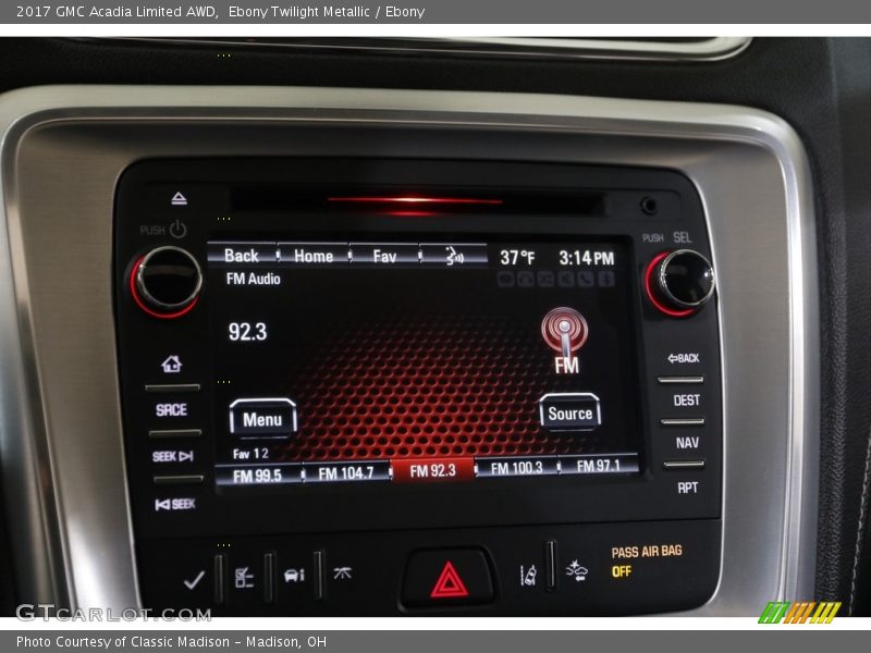 Ebony Twilight Metallic / Ebony 2017 GMC Acadia Limited AWD