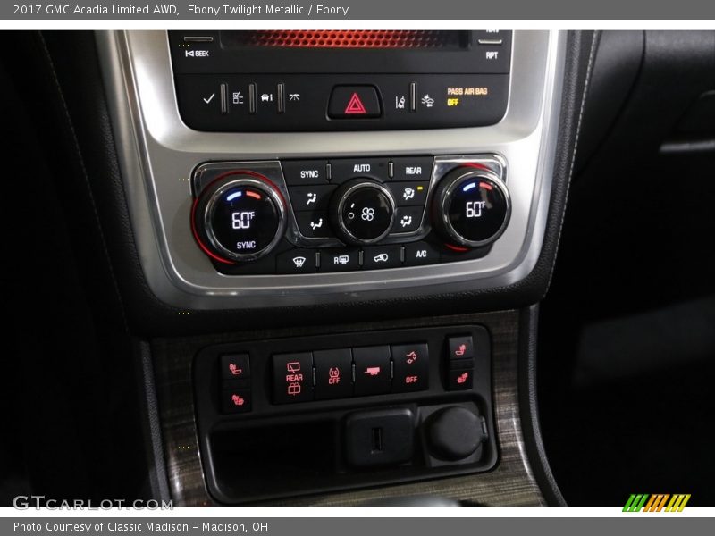 Ebony Twilight Metallic / Ebony 2017 GMC Acadia Limited AWD