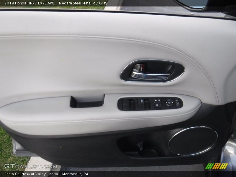 Modern Steel Metallic / Gray 2019 Honda HR-V EX-L AWD