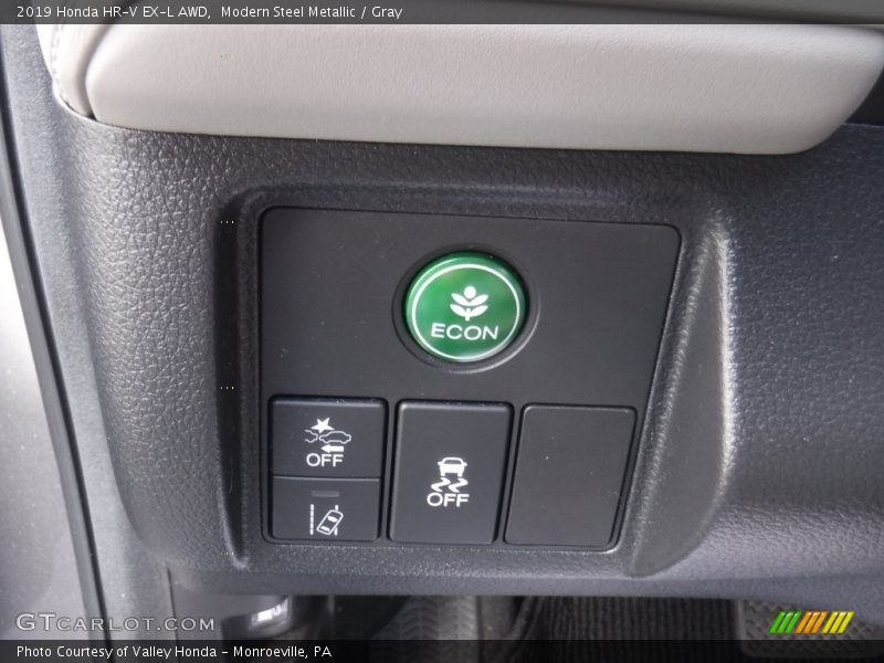 Modern Steel Metallic / Gray 2019 Honda HR-V EX-L AWD