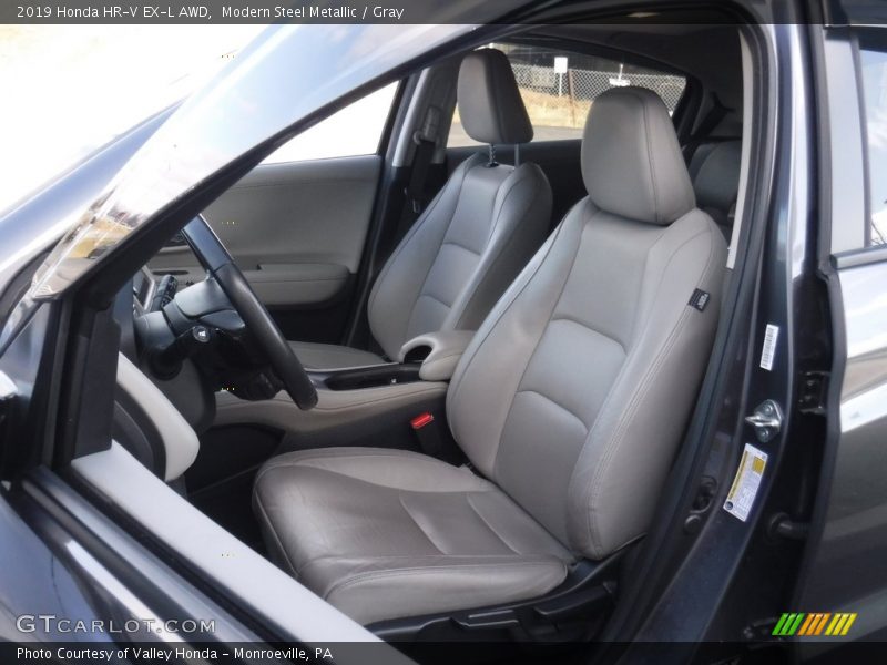 Modern Steel Metallic / Gray 2019 Honda HR-V EX-L AWD