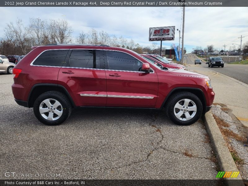 Deep Cherry Red Crystal Pearl / Dark Graystone/Medium Graystone 2012 Jeep Grand Cherokee Laredo X Package 4x4