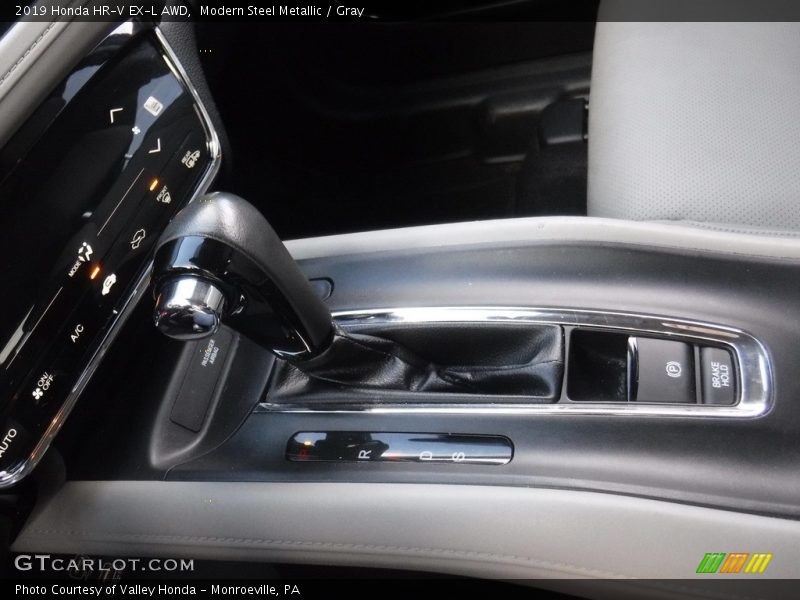 Modern Steel Metallic / Gray 2019 Honda HR-V EX-L AWD