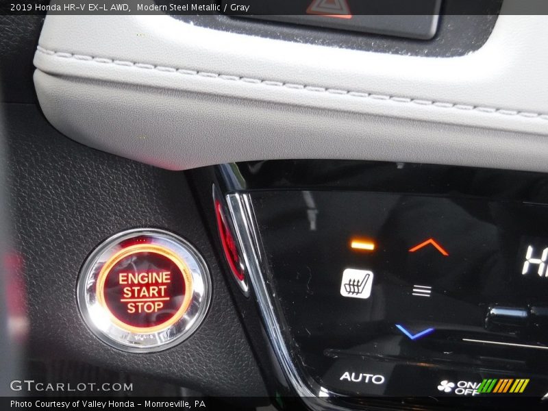 Modern Steel Metallic / Gray 2019 Honda HR-V EX-L AWD