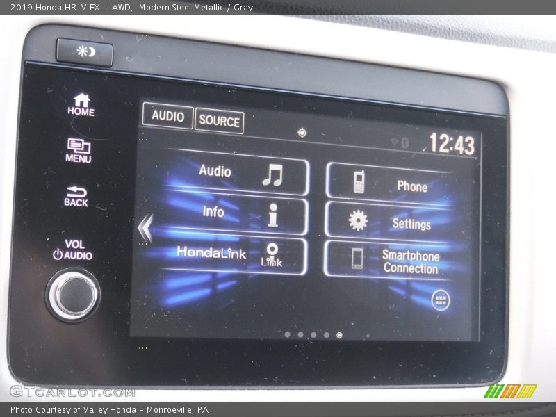 Modern Steel Metallic / Gray 2019 Honda HR-V EX-L AWD