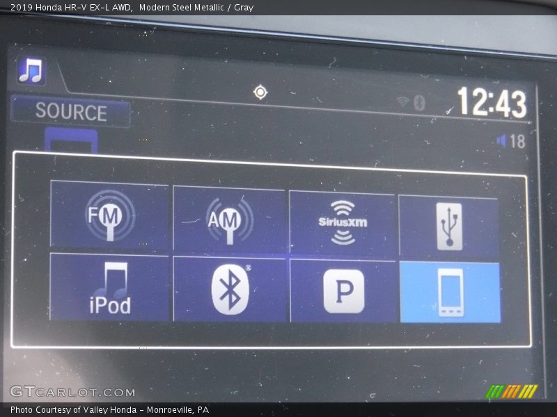 Modern Steel Metallic / Gray 2019 Honda HR-V EX-L AWD