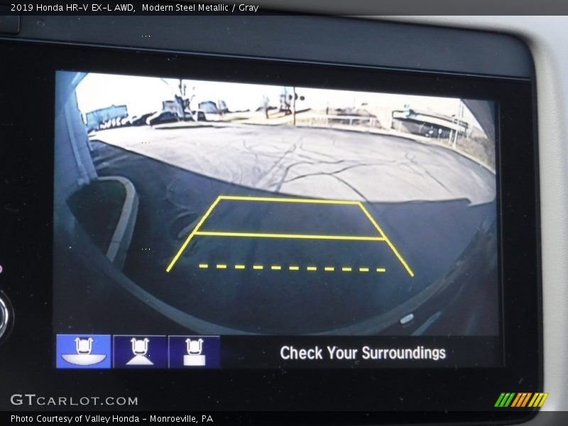 Modern Steel Metallic / Gray 2019 Honda HR-V EX-L AWD