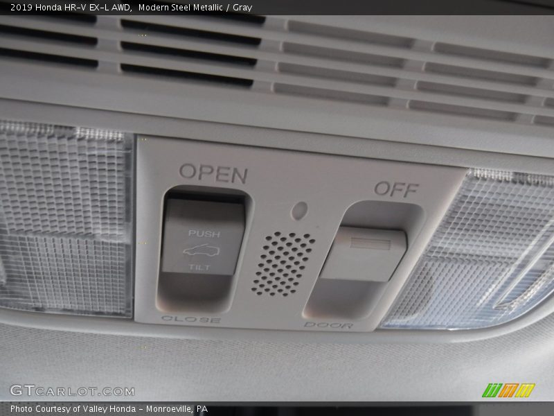 Modern Steel Metallic / Gray 2019 Honda HR-V EX-L AWD