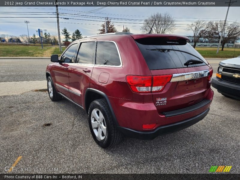 Deep Cherry Red Crystal Pearl / Dark Graystone/Medium Graystone 2012 Jeep Grand Cherokee Laredo X Package 4x4