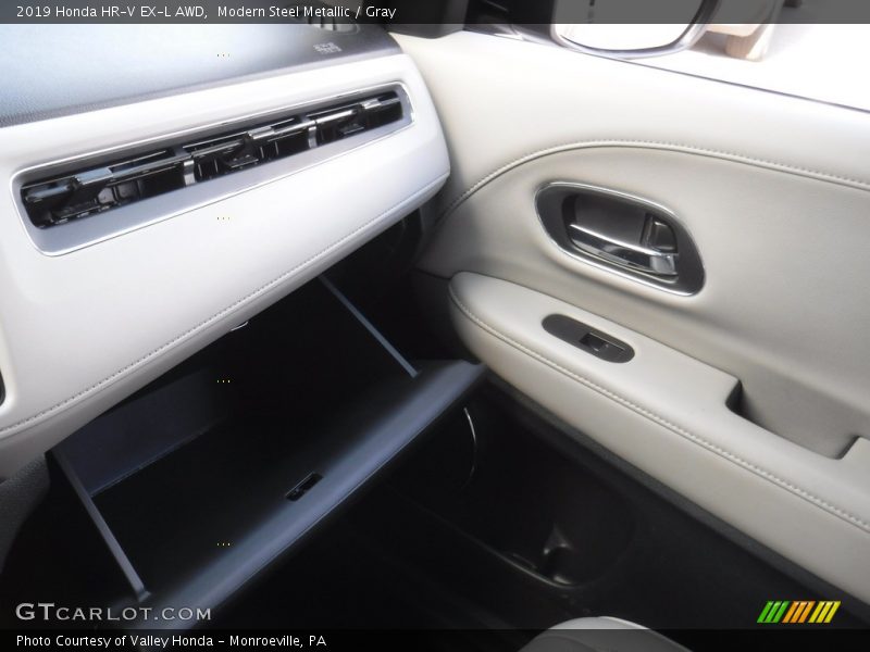 Modern Steel Metallic / Gray 2019 Honda HR-V EX-L AWD