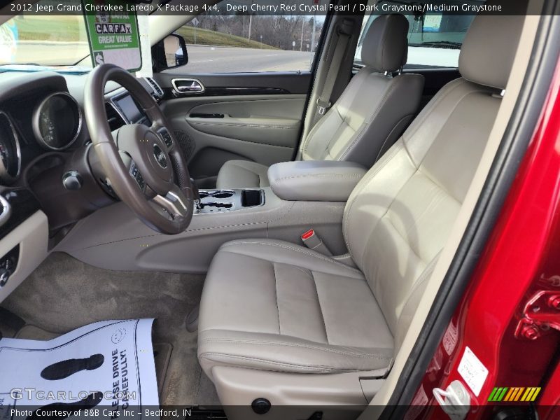Deep Cherry Red Crystal Pearl / Dark Graystone/Medium Graystone 2012 Jeep Grand Cherokee Laredo X Package 4x4