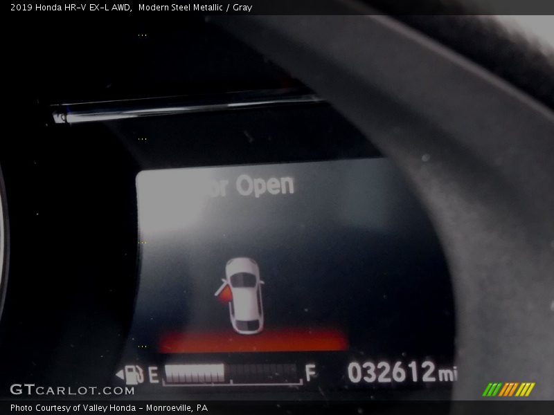 Modern Steel Metallic / Gray 2019 Honda HR-V EX-L AWD