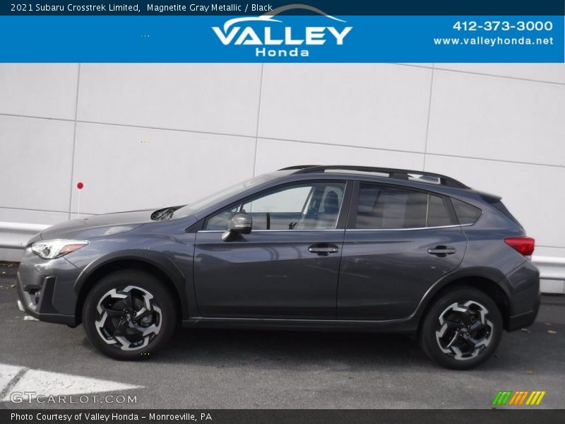 Magnetite Gray Metallic / Black 2021 Subaru Crosstrek Limited