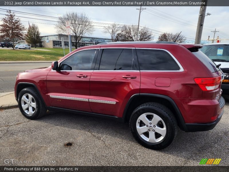 Deep Cherry Red Crystal Pearl / Dark Graystone/Medium Graystone 2012 Jeep Grand Cherokee Laredo X Package 4x4