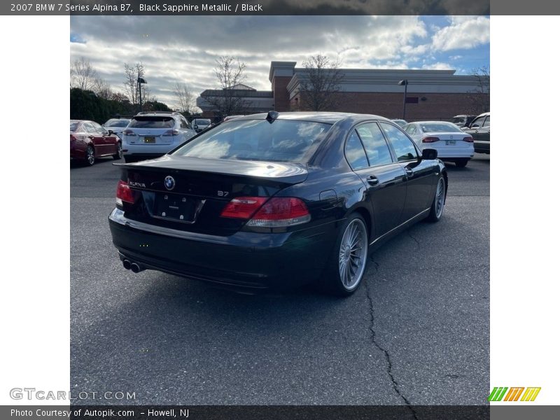 Black Sapphire Metallic / Black 2007 BMW 7 Series Alpina B7