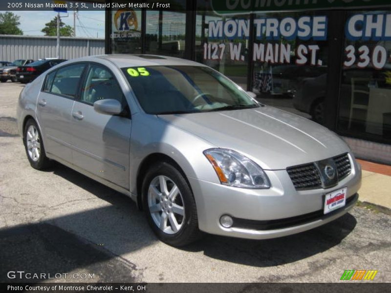 Liquid Silver Metallic / Frost 2005 Nissan Maxima 3.5 SL