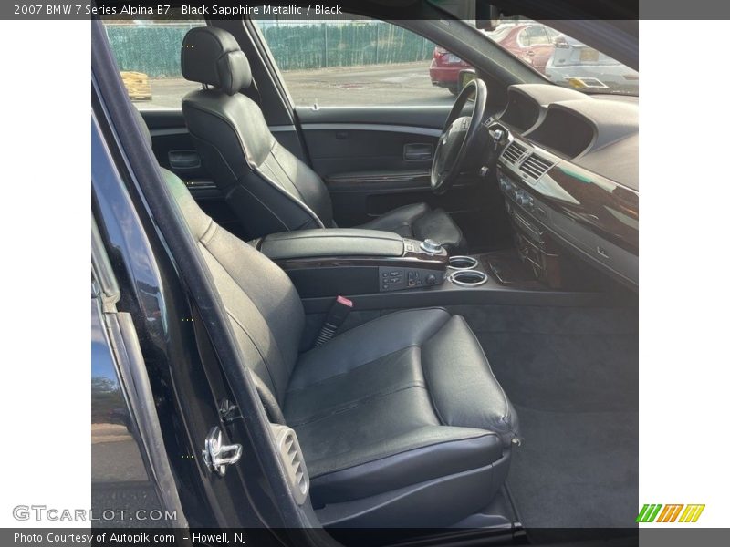 Black Sapphire Metallic / Black 2007 BMW 7 Series Alpina B7