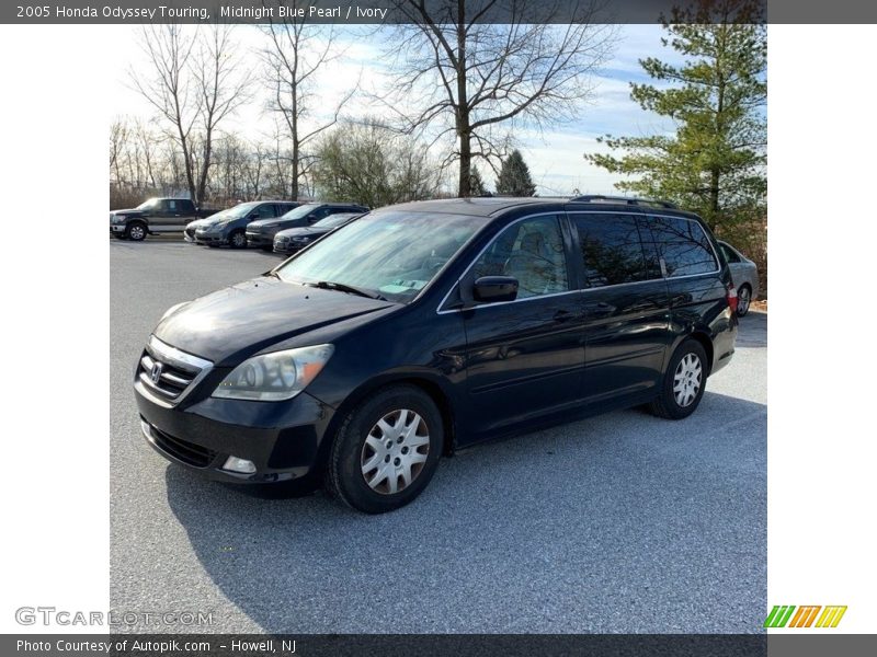 Midnight Blue Pearl / Ivory 2005 Honda Odyssey Touring