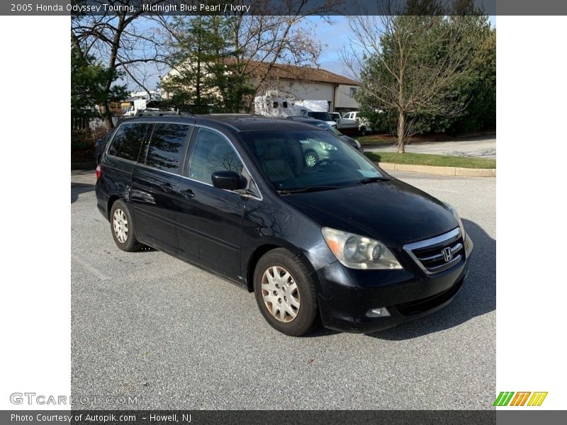 Midnight Blue Pearl / Ivory 2005 Honda Odyssey Touring