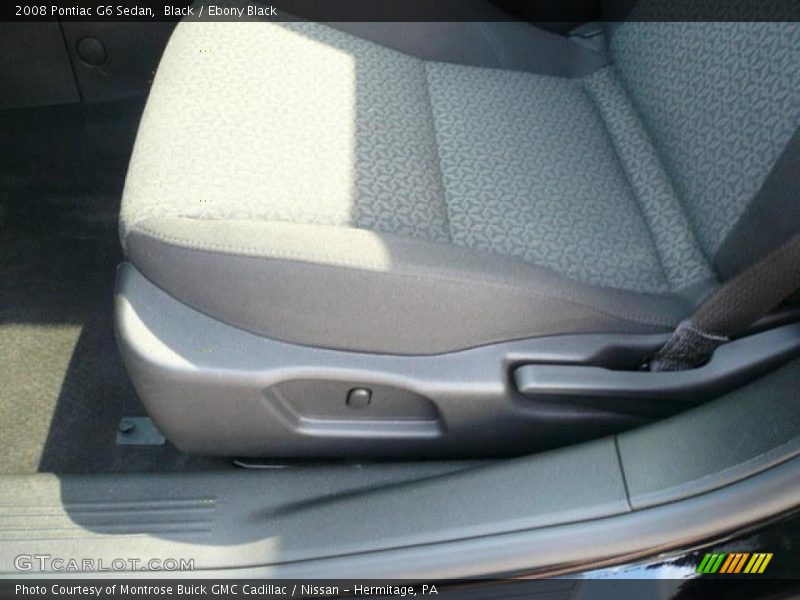 Black / Ebony Black 2008 Pontiac G6 Sedan