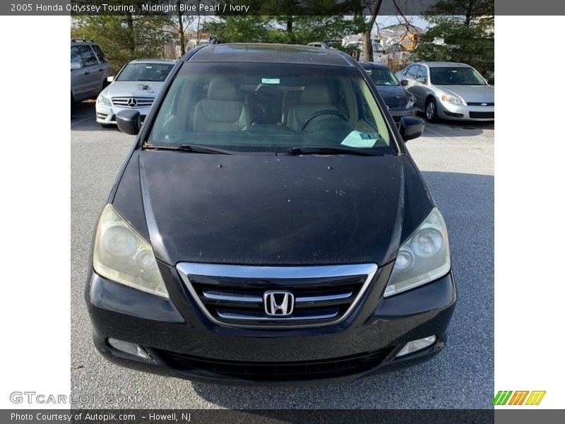 Midnight Blue Pearl / Ivory 2005 Honda Odyssey Touring