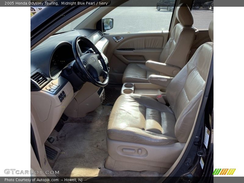 Midnight Blue Pearl / Ivory 2005 Honda Odyssey Touring