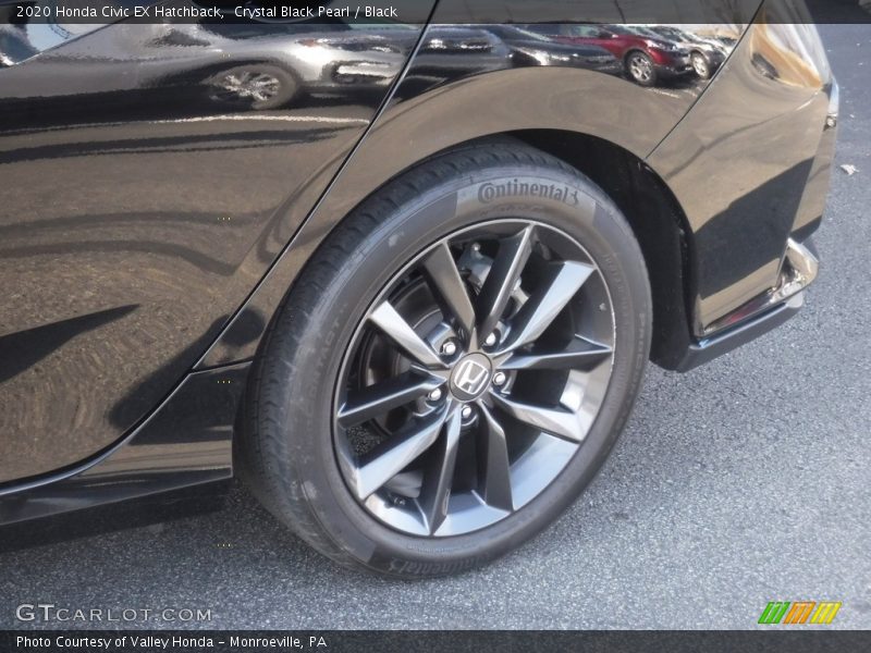 Crystal Black Pearl / Black 2020 Honda Civic EX Hatchback