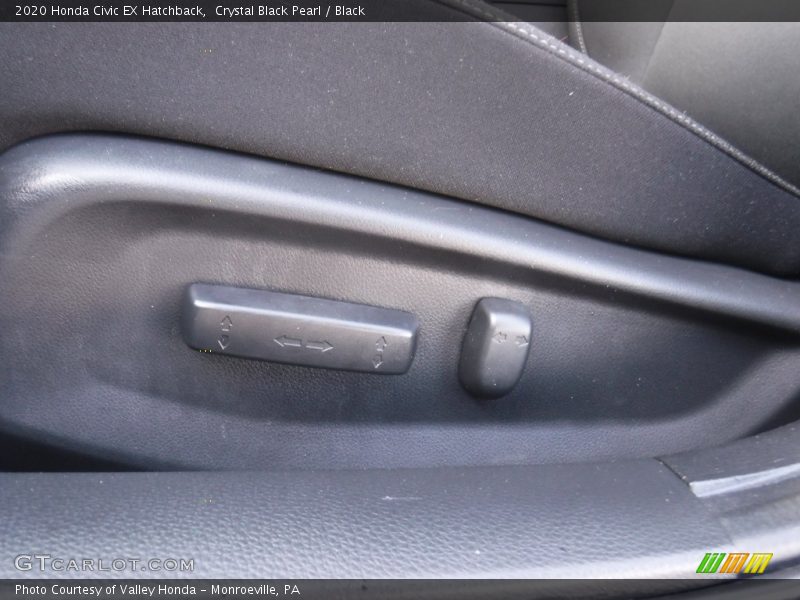 Crystal Black Pearl / Black 2020 Honda Civic EX Hatchback