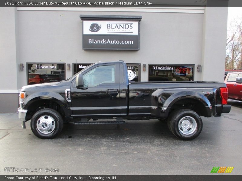 Agate Black / Medium Earth Gray 2021 Ford F350 Super Duty XL Regular Cab 4x4