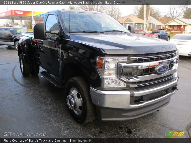 Agate Black / Medium Earth Gray 2021 Ford F350 Super Duty XL Regular Cab 4x4