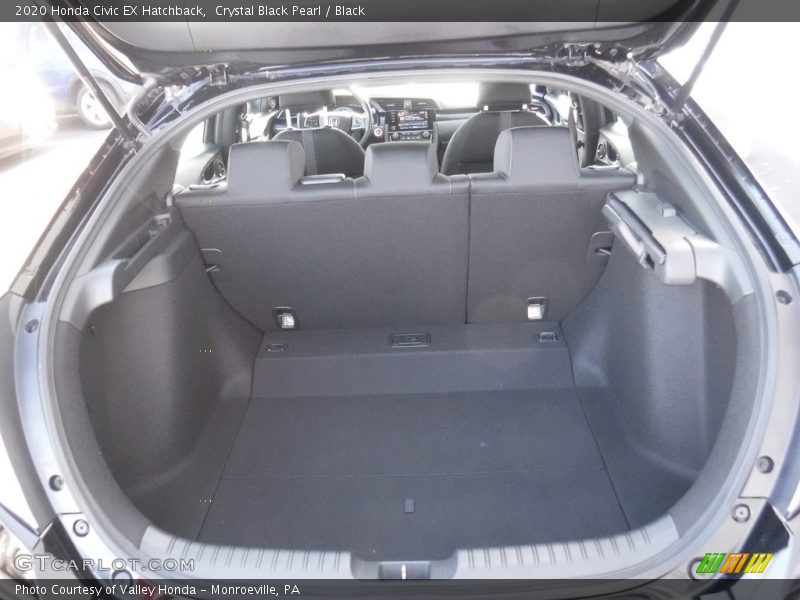 Crystal Black Pearl / Black 2020 Honda Civic EX Hatchback