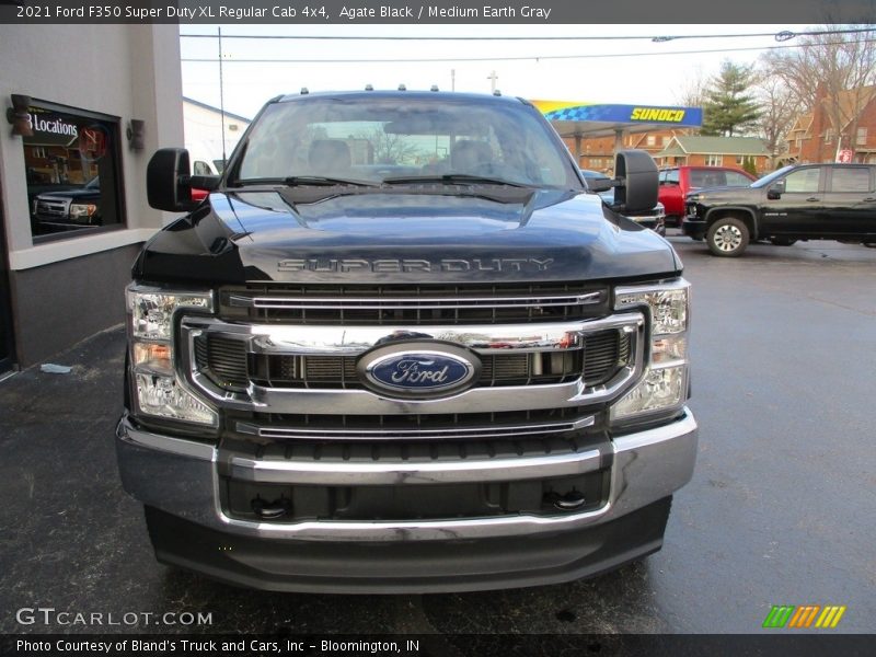 Agate Black / Medium Earth Gray 2021 Ford F350 Super Duty XL Regular Cab 4x4