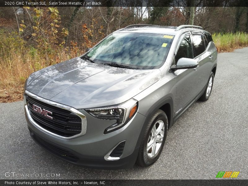 Satin Steel Metallic / Jet Black 2020 GMC Terrain SLE