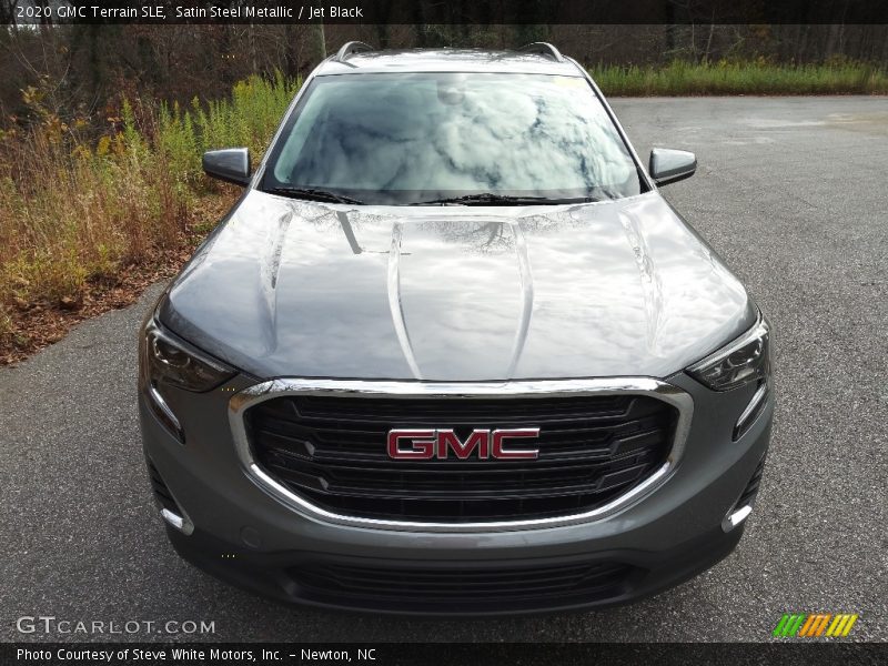 Satin Steel Metallic / Jet Black 2020 GMC Terrain SLE