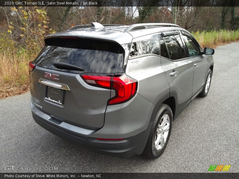 Satin Steel Metallic / Jet Black 2020 GMC Terrain SLE