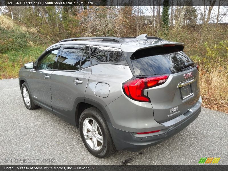 Satin Steel Metallic / Jet Black 2020 GMC Terrain SLE