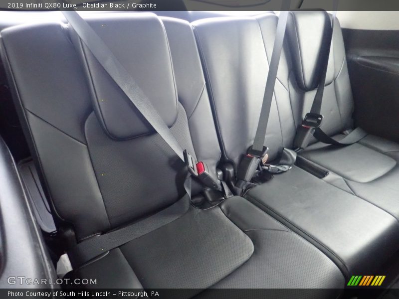 Rear Seat of 2019 QX80 Luxe