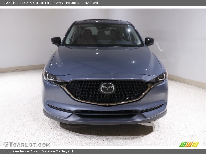 Polymetal Gray / Red 2021 Mazda CX-5 Carbon Edition AWD