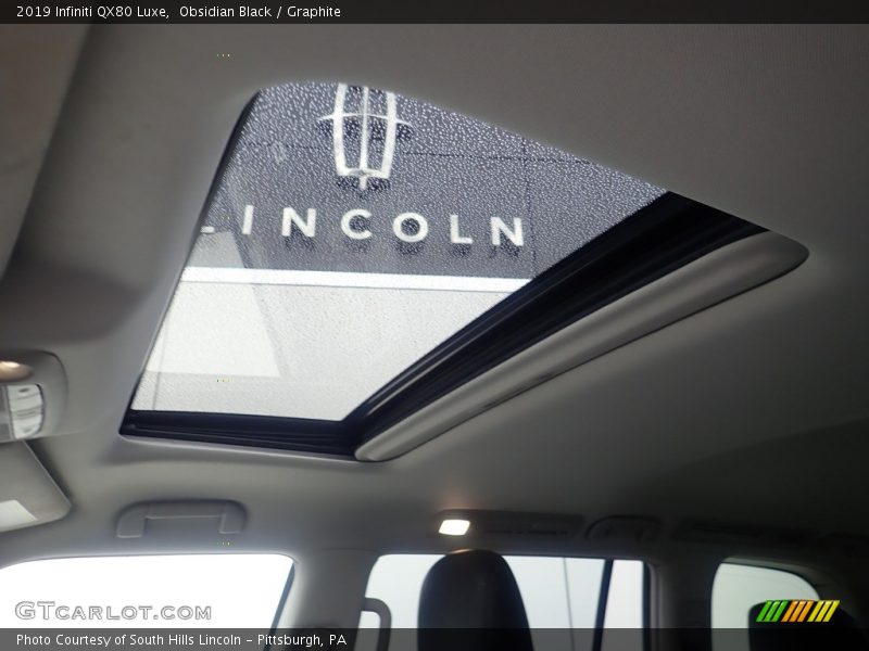 Obsidian Black / Graphite 2019 Infiniti QX80 Luxe