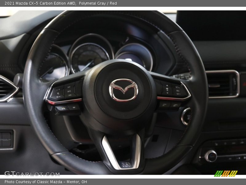 Polymetal Gray / Red 2021 Mazda CX-5 Carbon Edition AWD