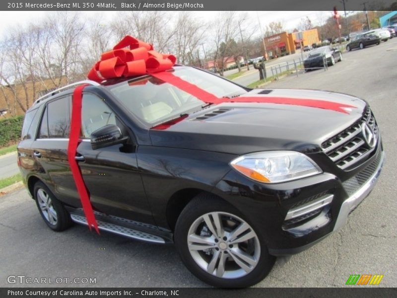 Black / Almond Beige/Mocha 2015 Mercedes-Benz ML 350 4Matic