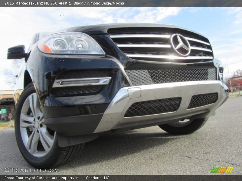 Black / Almond Beige/Mocha 2015 Mercedes-Benz ML 350 4Matic
