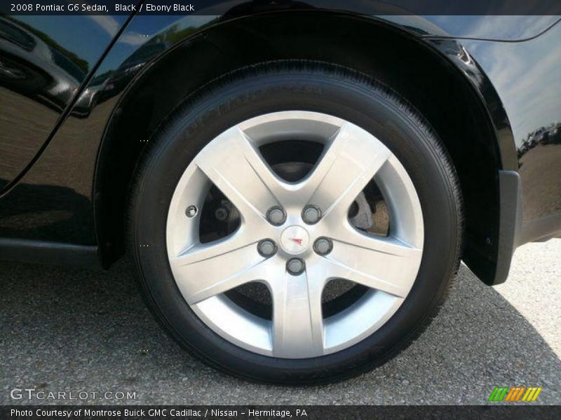 Black / Ebony Black 2008 Pontiac G6 Sedan