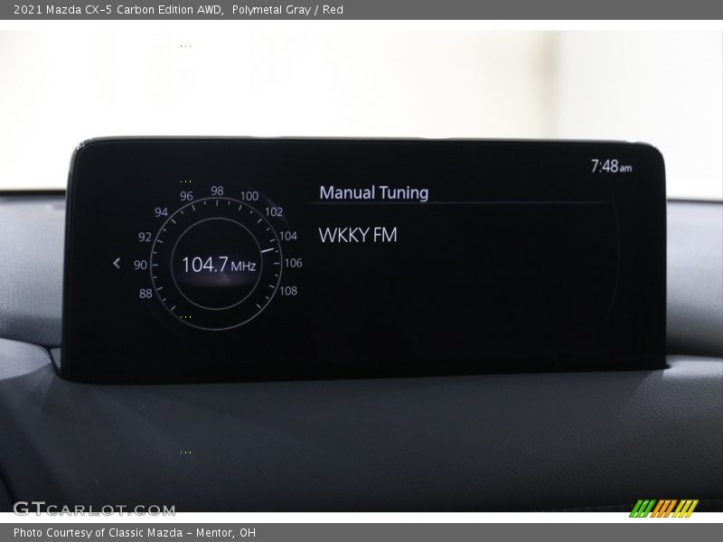 Polymetal Gray / Red 2021 Mazda CX-5 Carbon Edition AWD