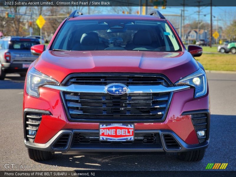 Crimson Red Pearl / Slate Black 2023 Subaru Ascent Limited