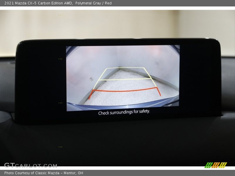 Polymetal Gray / Red 2021 Mazda CX-5 Carbon Edition AWD