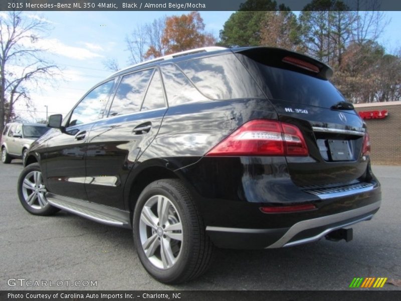 Black / Almond Beige/Mocha 2015 Mercedes-Benz ML 350 4Matic