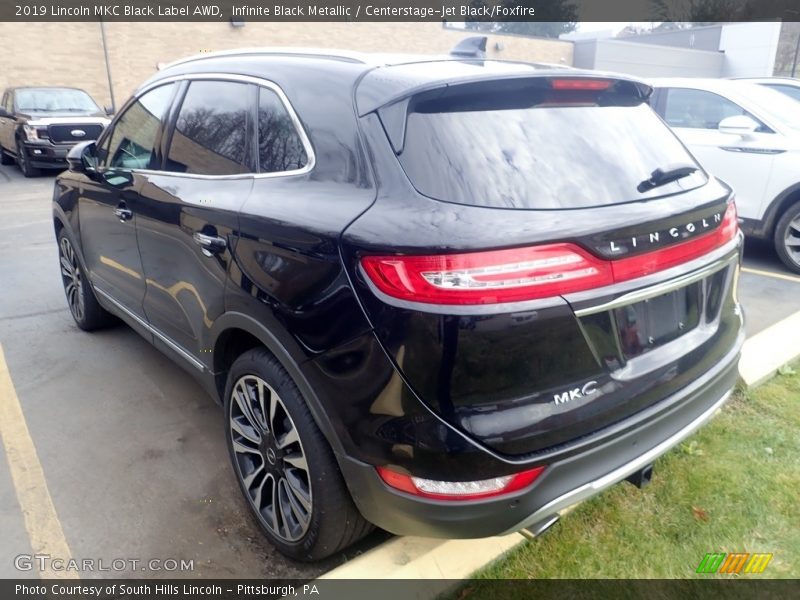 Infinite Black Metallic / Centerstage-Jet Black/Foxfire 2019 Lincoln MKC Black Label AWD