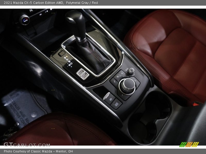 Polymetal Gray / Red 2021 Mazda CX-5 Carbon Edition AWD