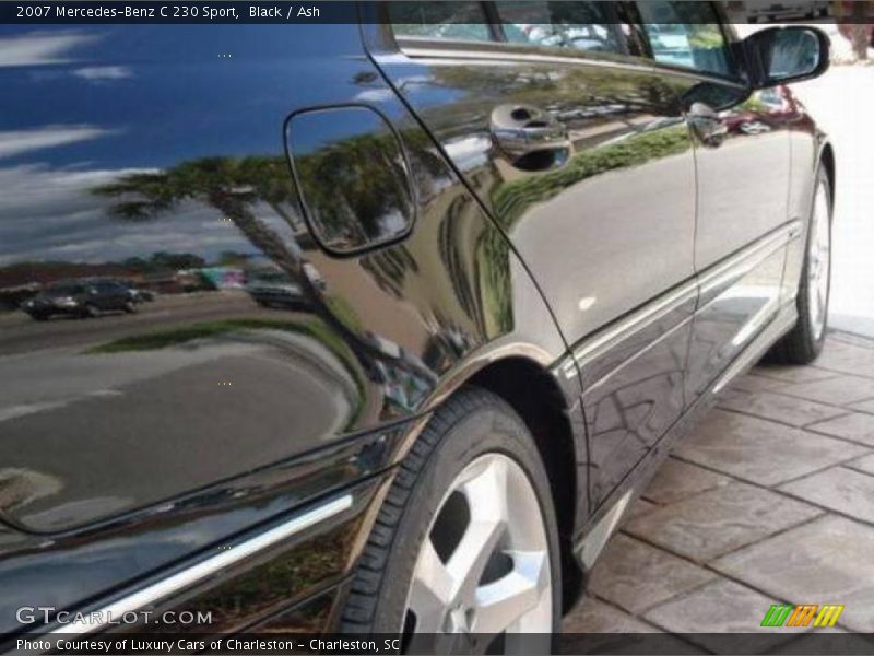 Black / Ash 2007 Mercedes-Benz C 230 Sport